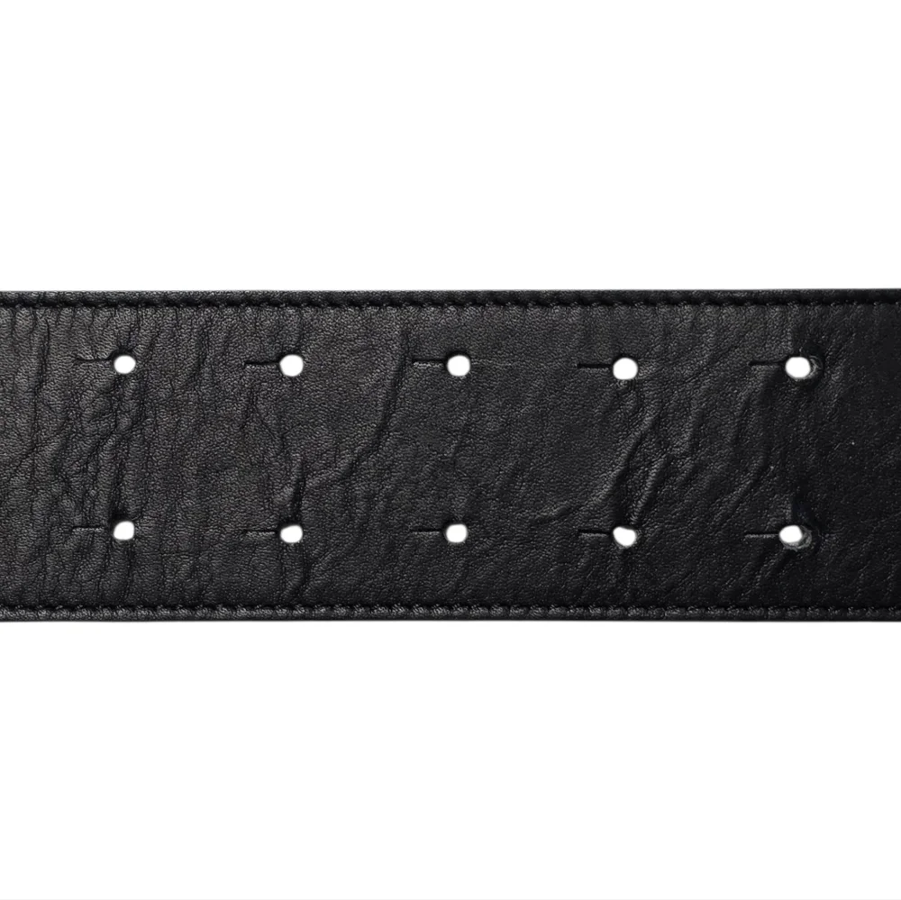 Kate Spade Accessories Black Leather Belt Wide Flat Bow Size Small Made In Italy